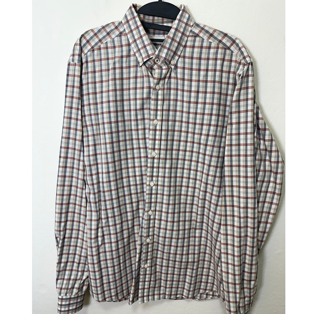 Ben Sherman Tailoring Men's Long Sleeve Button Down Shirt‎ Tailored Skinny Fit
